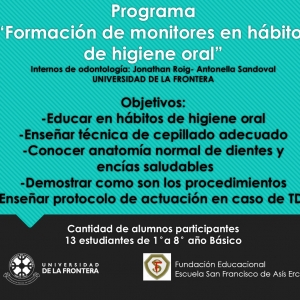 Programa de Formación de Monitores en Higiene Oral